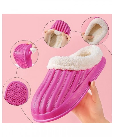 Women's House Slippers Comfortable Memory Foam Slippers Soft Christmas Cozy Fall Shoes Rubber Sole House Slippers White $8.92...