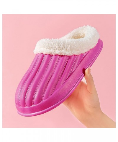 Women's House Slippers Comfortable Memory Foam Slippers Soft Christmas Cozy Fall Shoes Rubber Sole House Slippers White $8.92...