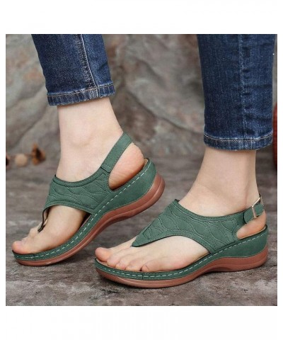 Orthopedic Sandals for Women Wide Orthopedic Shoes Woman Walking Sandals for Women Dressy Summer Wedge Extra Wide Width Sanda...