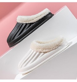 Women's House Slippers Comfortable Memory Foam Slippers Soft Christmas Cozy Fall Shoes Rubber Sole House Slippers White $8.92...