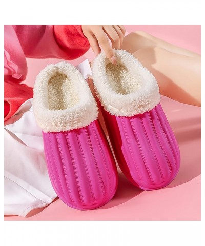 Women's House Slippers Comfortable Memory Foam Slippers Soft Christmas Cozy Fall Shoes Rubber Sole House Slippers White $8.92...