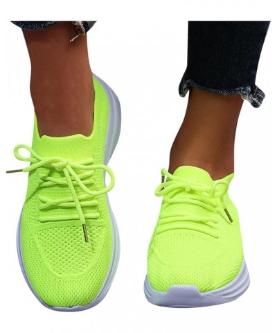 Women's Comfy Canvas Orthotie Sneakers, Orthopedic Walking Shoes for Women White Womens Sneakers Z 03-green $14.20 Fashion Sn...