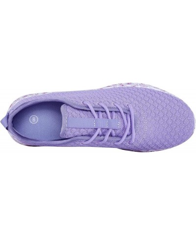 Women's Fashion Sneakers Breathable Sport Shoes Lavender $17.99 Fashion Sneakers