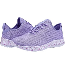 Women's Fashion Sneakers Breathable Sport Shoes Lavender $17.99 Fashion Sneakers