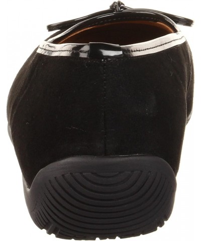 Women's Bari Ballet Flat Black Patent/Black Suede $35.01 Flats