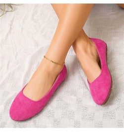 Women's Mesh Flats Shoes Pointed-Toe Dress Shoes for Women Black Flats Shoes Ballet Flats Size 9 Z 15-hot Pink $12.70 Athleti...