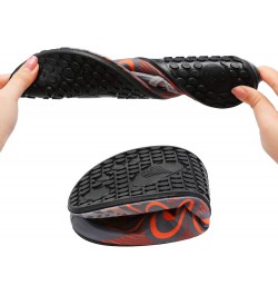 Women Water Shoes Mens Barefoot Skin Aqua Socks for Run Dive Surf Swim Beach Yoga Quick Drying G Grey Orange $9.68 Outdoor Shoes