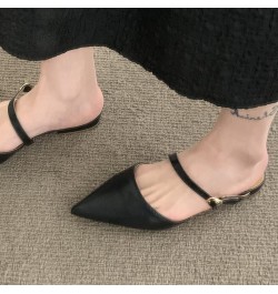 Mules Sandals for Womens Slip On Comfy Closed Pointed Toe Low Heel Loafer Slides Work Backless Mule Slippers Apricot $25.87 M...