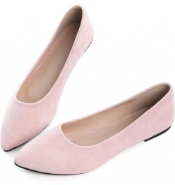 Women's Pointed Toe Ballet Flat Shoes Simple Casual Office Work Shoes Slip-on Comfortable Shoes Upgraded-light Pink $15.54 Lo...