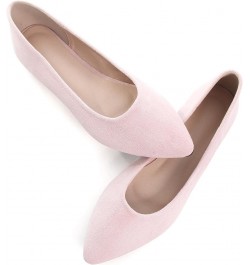 Women's Pointed Toe Ballet Flat Shoes Simple Casual Office Work Shoes Slip-on Comfortable Shoes Upgraded-light Pink $15.54 Lo...