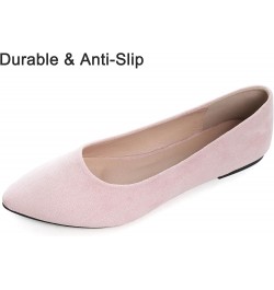 Women's Pointed Toe Ballet Flat Shoes Simple Casual Office Work Shoes Slip-on Comfortable Shoes Upgraded-light Pink $15.54 Lo...