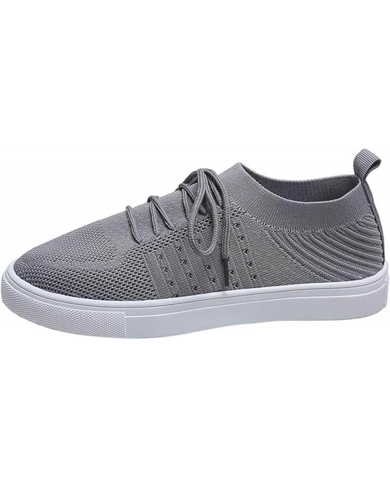 Sneaker for Women Mesh Running Shoes Athletic Walking Shoes Fly Woven Breathable Sneakers Dress Pumps Z-11 Grey $9.01 Fashion...