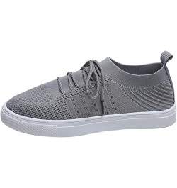 Sneaker for Women Mesh Running Shoes Athletic Walking Shoes Fly Woven Breathable Sneakers Dress Pumps Z-11 Grey $9.01 Fashion...