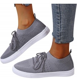 Sneaker for Women Mesh Running Shoes Athletic Walking Shoes Fly Woven Breathable Sneakers Dress Pumps Z-11 Grey $9.01 Fashion...