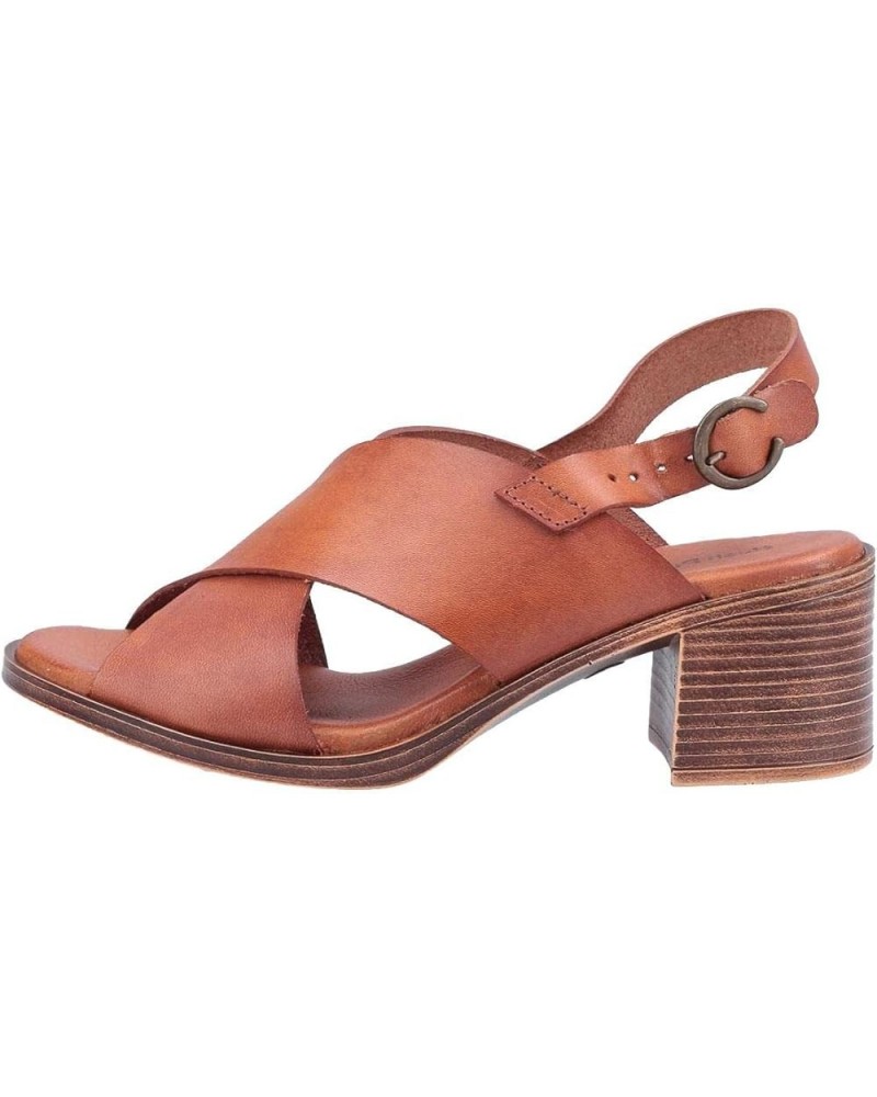 Hush Puppies Women's Gabrielle Heeled Sandal Tan $27.37 Sandals