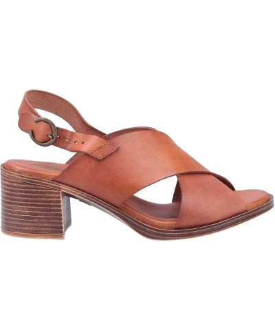 Hush Puppies Women's Gabrielle Heeled Sandal Tan $27.37 Sandals