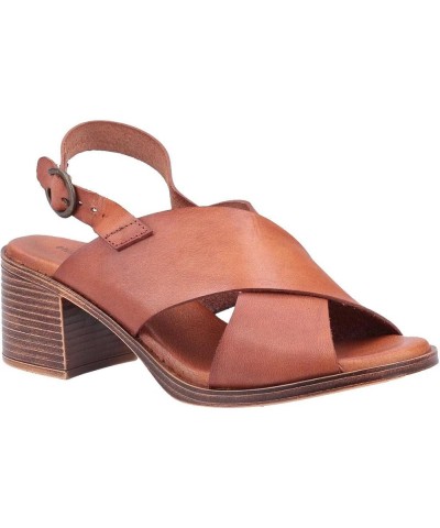 Hush Puppies Women's Gabrielle Heeled Sandal Tan $27.37 Sandals