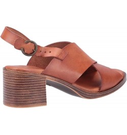 Hush Puppies Women's Gabrielle Heeled Sandal Tan $27.37 Sandals