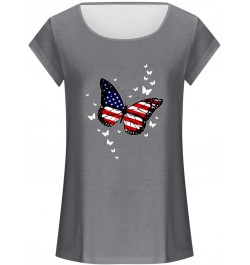 Deal of The Day Women's Summer Tank Top Independence Day Printed Casual T-Shirt Shirt Loose Top $8.94 Sandals