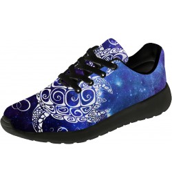 Turtle Shoes Women Men Running Shoes Athletic Tennis Sneakers 3D Print Purple Galaxy Bohemian Tribal Turtle Walking Golf Shoe...