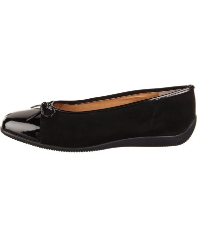 Women's Bari Ballet Flat Black Patent/Black Suede $35.01 Flats