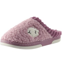 Teen Girls Autumn Shoes Women Slippers Home Warm Cotton Slippers Winter Home Cotton Slippers Fashion Cute Shoes Purple $11.78...