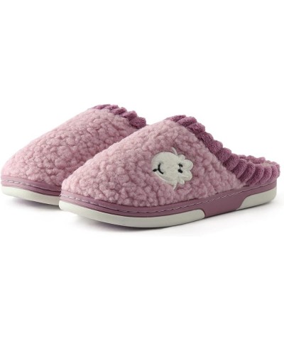 Teen Girls Autumn Shoes Women Slippers Home Warm Cotton Slippers Winter Home Cotton Slippers Fashion Cute Shoes Purple $11.78...