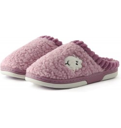 Teen Girls Autumn Shoes Women Slippers Home Warm Cotton Slippers Winter Home Cotton Slippers Fashion Cute Shoes Purple $11.78...