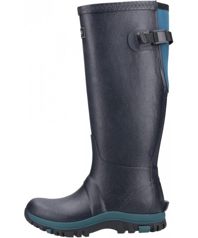 Realm Womens Navy Welly - Size Blue $75.60 Outdoor Shoes