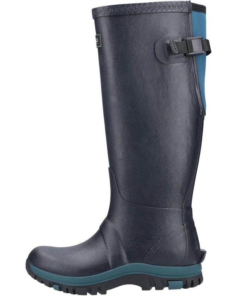 Realm Womens Navy Welly - Size Blue $75.60 Outdoor Shoes