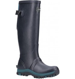 Realm Womens Navy Welly - Size Blue $75.60 Outdoor Shoes