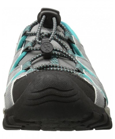 Women's Corona Sandal Light Grey/Aqua $15.05 Outdoor Shoes