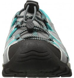 Women's Corona Sandal Light Grey/Aqua $15.05 Outdoor Shoes