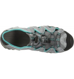 Women's Corona Sandal Light Grey/Aqua $15.05 Outdoor Shoes