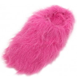 Women's Warm Cute Long Fleece Plush Indoor House SPA Slippers Clogs Fuzzy Pink $12.05 Slippers