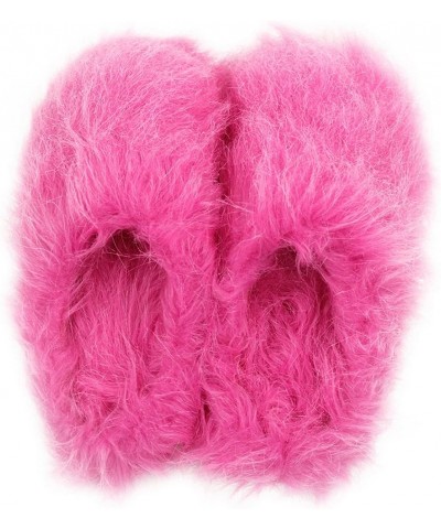 Women's Warm Cute Long Fleece Plush Indoor House SPA Slippers Clogs Fuzzy Pink $12.05 Slippers