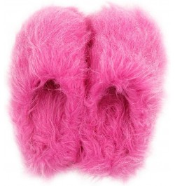 Women's Warm Cute Long Fleece Plush Indoor House SPA Slippers Clogs Fuzzy Pink $12.05 Slippers