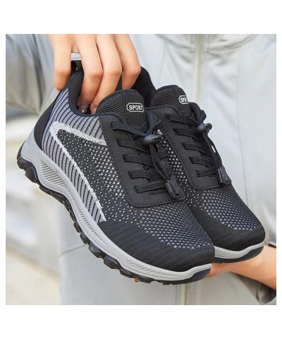 Walking Shoes for Women Wide Width Trainers Mesh Casual Fashion Sneakers for Women Outdoor Sneakers B-black $20.02 Athletic S...