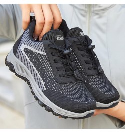 Walking Shoes for Women Wide Width Trainers Mesh Casual Fashion Sneakers for Women Outdoor Sneakers B-black $20.02 Athletic S...