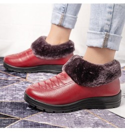 Ankle Winter Boots Wide Wedges for Women Waterproof Snow Extra Wide Width Snow Boots for Woman Boots for Women for Winter Zap...