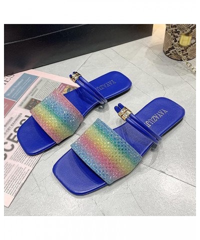 Fashion Women Beach Slip On Two Wear Casual Open Toe Non Slip Flat Breathable Slippers Shoes Sandals Beach Slippers for Women...