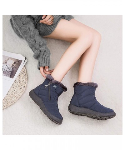 Shoes Boots Women Women's Snow Boots Winter Ankle Short Bootie Waterproof Footwear Warm Shoes Winter Boots for Women No Heel ...