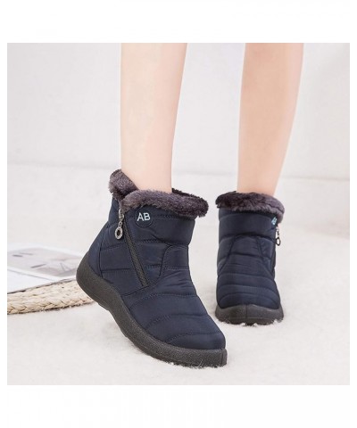 Shoes Boots Women Women's Snow Boots Winter Ankle Short Bootie Waterproof Footwear Warm Shoes Winter Boots for Women No Heel ...