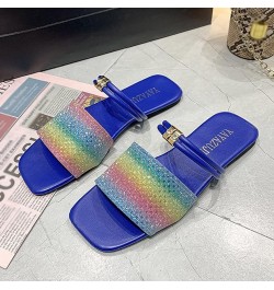 Fashion Women Beach Slip On Two Wear Casual Open Toe Non Slip Flat Breathable Slippers Shoes Sandals Beach Slippers for Women...