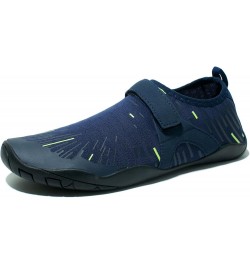 Men's Women's Barefoot Quick Dry Aqua Water Shoe Navy Blue $10.28 Outdoor Shoes