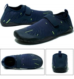 Men's Women's Barefoot Quick Dry Aqua Water Shoe Navy Blue $10.28 Outdoor Shoes