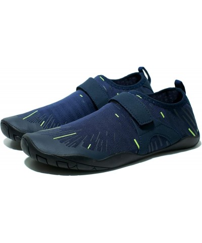 Men's Women's Barefoot Quick Dry Aqua Water Shoe Navy Blue $10.28 Outdoor Shoes