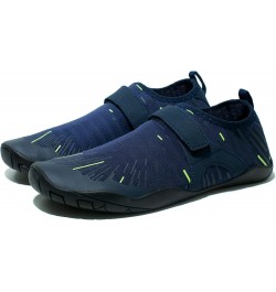 Men's Women's Barefoot Quick Dry Aqua Water Shoe Navy Blue $10.28 Outdoor Shoes