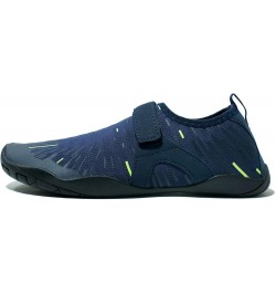 Men's Women's Barefoot Quick Dry Aqua Water Shoe Navy Blue $10.28 Outdoor Shoes