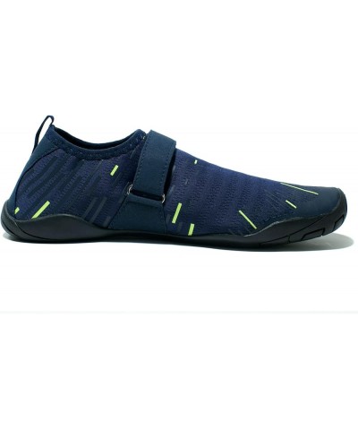 Men's Women's Barefoot Quick Dry Aqua Water Shoe Navy Blue $10.28 Outdoor Shoes